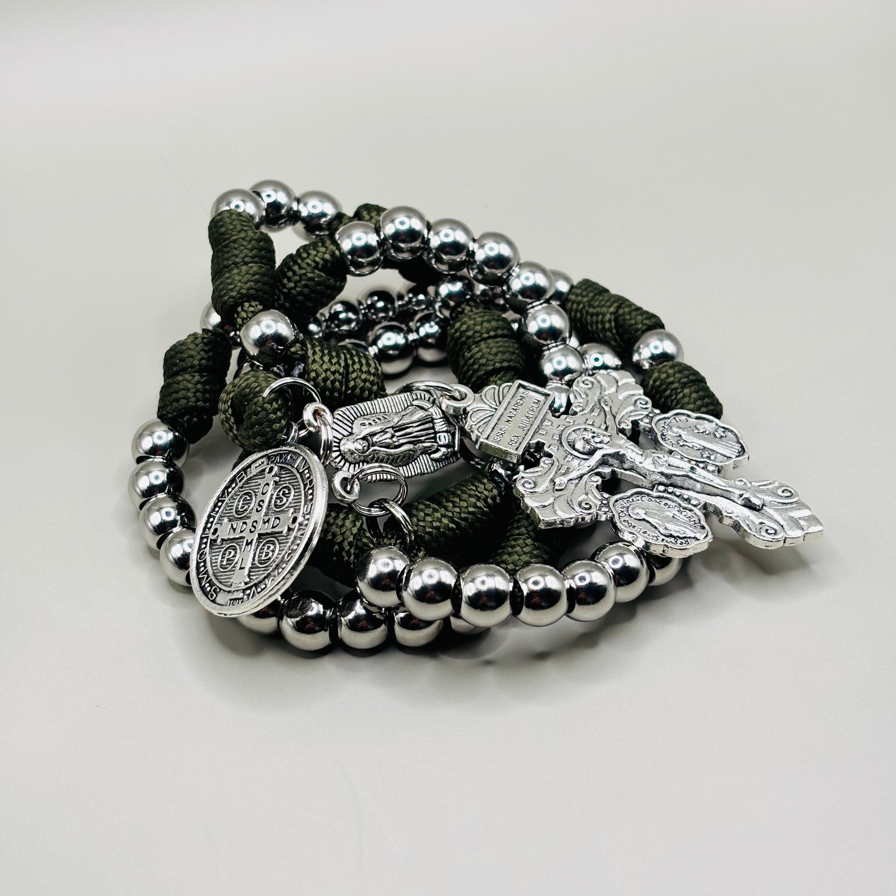 Rozenkrans “Militia Sancta” - Staal & Geloof